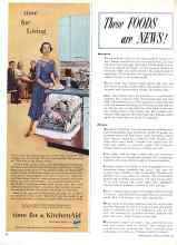 Better Homes & Gardens November 1957 Magazine Article: These FOODS are NEWS!