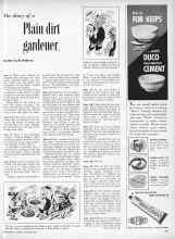 Better Homes & Gardens November 1957 Magazine Article: The diary of a Plain dirt gardener
