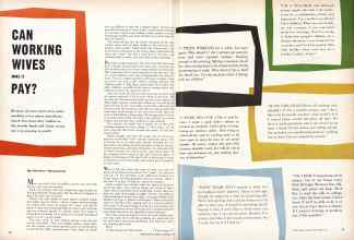 Better Homes & Gardens November 1957 Magazine Article: CAN WORKING WIVES MAKE IT PAY?