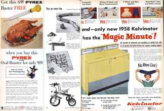 Better Homes & Gardens November 1957 Magazine Article: Page 158