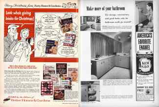 Better Homes & Gardens November 1957 Magazine Article: Page 214