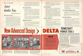 Better Homes & Gardens November 1957 Magazine Article: Latest Garden News