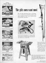 Better Homes & Gardens December 1957 Magazine Article: The gifts men want most