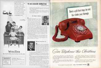 Better Homes & Gardens December 1957 Magazine Article: Page 18