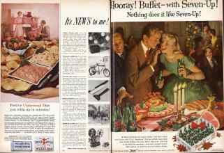 Better Homes & Gardens December 1957 Magazine Article: Page 34