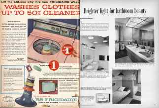 Better Homes & Gardens December 1957 Magazine Article: Page 110