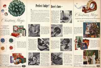 Better Homes & Gardens December 1957 Magazine Article: Page 124