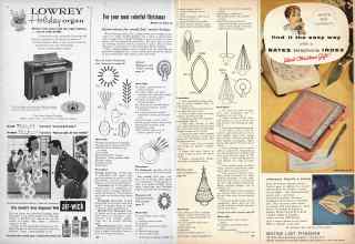 Better Homes & Gardens December 1957 Magazine Article: Page 128