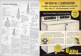 Better Homes & Gardens December 1957 Magazine Article: Page 136