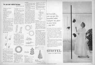 Better Homes & Gardens December 1957 Magazine Article: Page 138