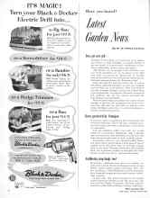 Better Homes & Gardens January 1958 Magazine Article: Latest Garden News