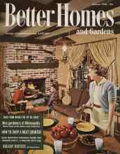 Better Homes & Gardens January 1958 Magazine Cover