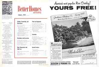 Better Homes & Gardens January 1958 Magazine Article: Page 4