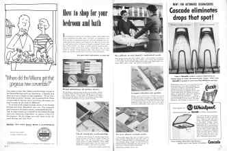 Better Homes & Gardens January 1958 Magazine Article: How to shop for your bedroom and bath