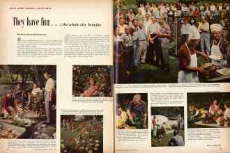 Better Homes & Gardens January 1958 Magazine Article: They have fun . . . the whole city benefits