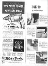 Better Homes & Gardens February 1958 Magazine Article: HOW-TO for the handyman