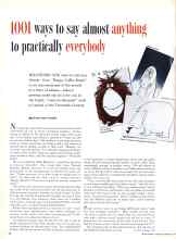 Better Homes & Gardens February 1958 Magazine Article: 1001 ways to say almost anything to practically everybody