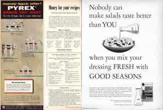 Better Homes & Gardens February 1958 Magazine Article: Page 130