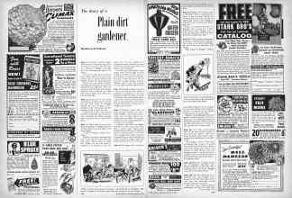 Better Homes & Gardens February 1958 Magazine Article: The diary of a Plain dirt gardener