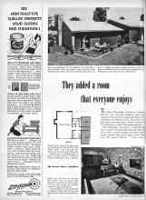 Better Homes & Gardens March 1958 Magazine Article: They added a room that everyone enjoys