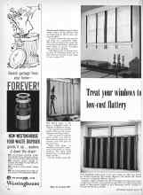 Better Homes & Gardens March 1958 Magazine Article: Treat four windows to low-cost flattery