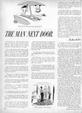 Better Homes & Gardens March 1958 Magazine Article: THE MAN NEXT DOOR