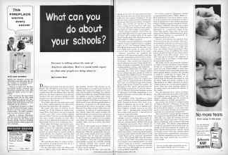 Better Homes & Gardens March 1958 Magazine Article: What can you do about your schools?