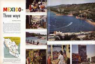Better Homes & Gardens March 1958 Magazine Article: MEXICO-Three ways