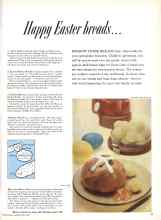 Better Homes & Gardens April 1958 Magazine Article: Happy Easter breads...