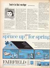 Better Homes & Gardens April 1958 Magazine Article: You're in that envelope