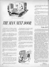 Better Homes & Gardens April 1958 Magazine Article: THE MAN NEXT DOOR
