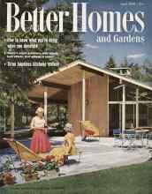 Better Homes & Gardens April 1958 Magazine Cover