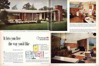 Better Homes & Gardens April 1958 Magazine Article: It lets you live the way you'd like