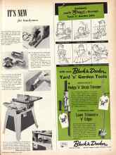Better Homes & Gardens May 1958 Magazine Article: IT'S NEW for handymen