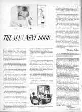Better Homes & Gardens May 1958 Magazine Article: THE MAN NEXT DOOR