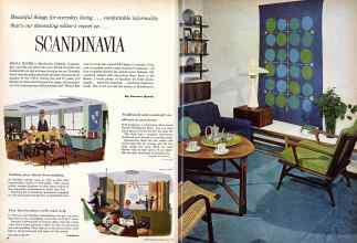 Better Homes & Gardens May 1958 Magazine Article: SCANDINAVIA