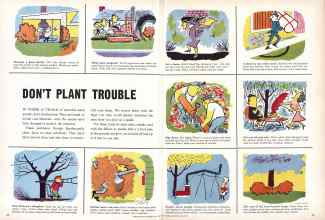 Better Homes & Gardens May 1958 Magazine Article: DON'T PLANT TROUBLE