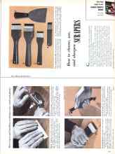 Better Homes & Gardens June 1958 Magazine Article: How to choose, use, and sharpen SCRAPERS