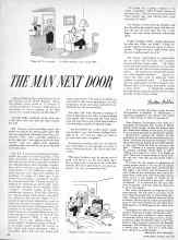 Better Homes & Gardens June 1958 Magazine Article: THE MAN NEXT DOOR