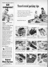 Better Homes & Gardens July 1958 Magazine Article: Travel-tested packing tips