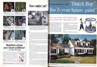 Better Homes & Gardens July 1958 Magazine Article: Page 36