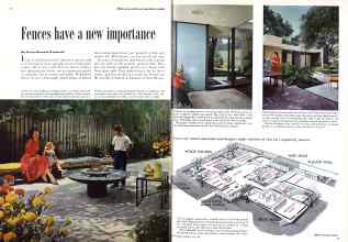 Better Homes & Gardens July 1958 Magazine Article: Fences have a new importance