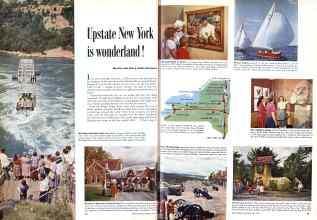 Better Homes & Gardens July 1958 Magazine Article: Upstate New York is wonderland!