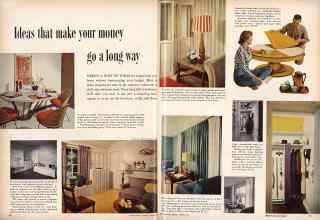 Better Homes & Gardens August 1958 Magazine Article: Ideas that make your money go a long way