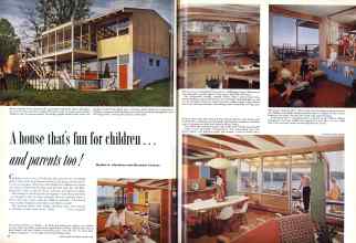 Better Homes & Gardens August 1958 Magazine Article: A house that's fun for children . . . and parents too!