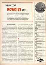 Better Homes & Gardens September 1958 Magazine Article: THROW THE ROWDIES OUT!