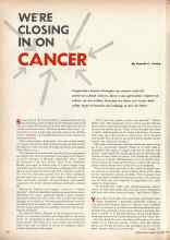 Better Homes & Gardens September 1958 Magazine Article: WE'RE CLOSING IN ON CANCER