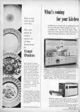 Better Homes & Gardens September 1958 Magazine Article: What's coming for your kitchen