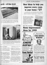 Better Homes & Gardens September 1958 Magazine Article: How to get plans