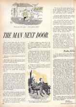 Better Homes & Gardens September 1958 Magazine Article: THE MAN NEXT DOOR